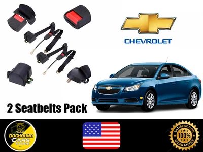 Para Todos Chevrolet 2 Cinturones de Seguridad Asientos Delanteros Alta Calidad Ajuste Ajustable Foto 1 de 4