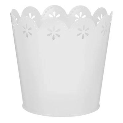  Mini Desktop Wastrohr -Eisentisch Blumenpot Arbeitsplatte Mülleimer Dose - Bild 1 von 4