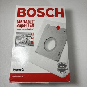 OEM Bosch Part 462544 Genuine Type G MEGAfilt SuperTEX Vacuum Bag - Picture 1 of 8