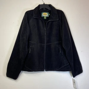 NUEVO NUEVO CON ETIQUETAS CABEZA’S Chaqueta Negra Performance Polar Cremallera Completa Para Hombre Talla M De Gran Tamaño - Imagen 1 de 11