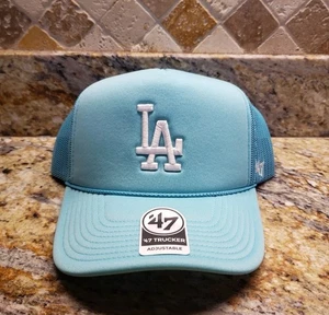 Los Angeles Dodgers Trucker Hat 47 LA Urban Outfitters Blue Mesh MLB  - Picture 1 of 6