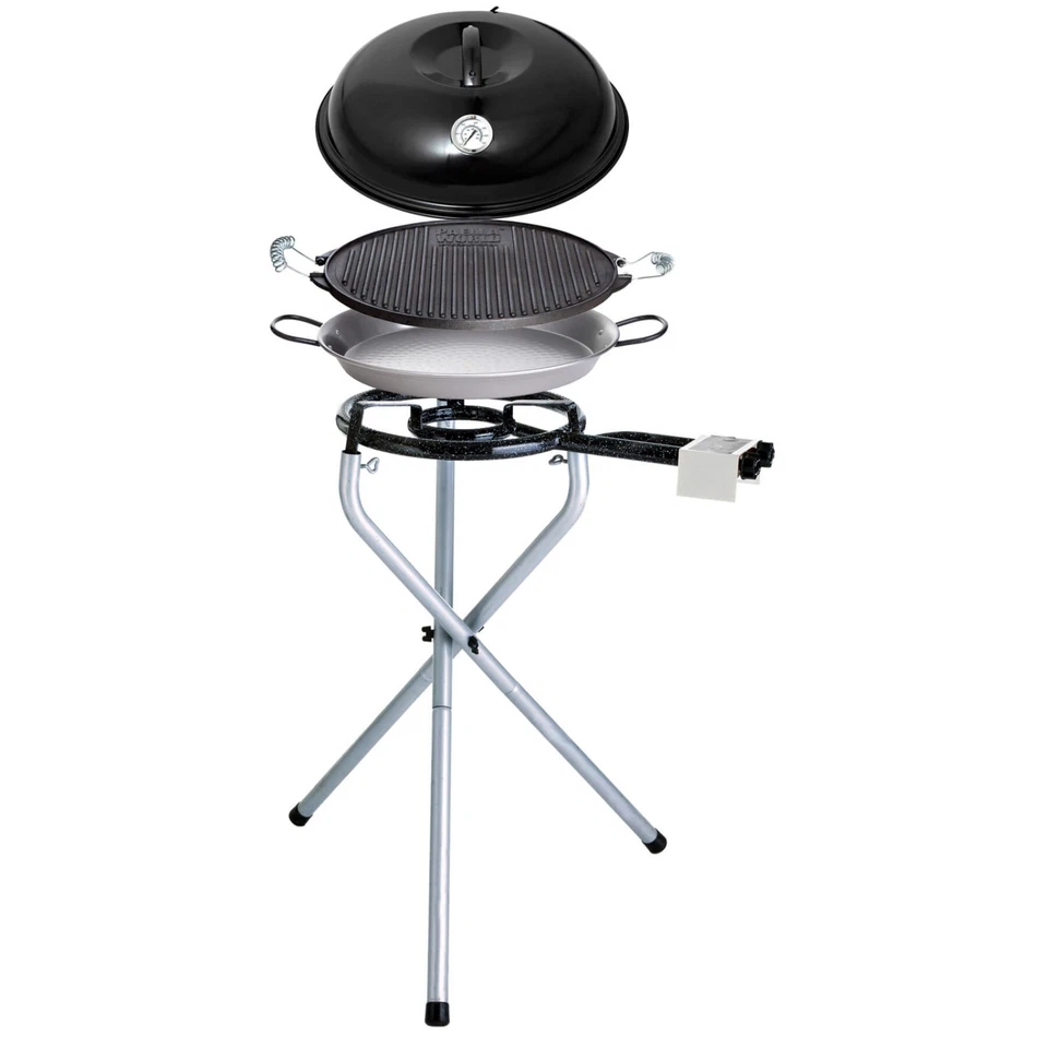Paella World Portable Set klein mit Brenner, Paella-Pfanne, Grillplatte und Deck - Bild 1 von 1