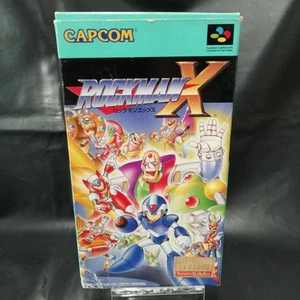 Rockman X Megaman Nintendo Super Famicom SFC SNES Japanese ed. Good Condition - Picture 1 of 11