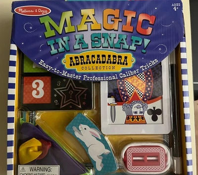 Melissa & Doug Magic in a Snap! Abracadabra Collection Magic Tricks Set NEW - Image 1 of 2
