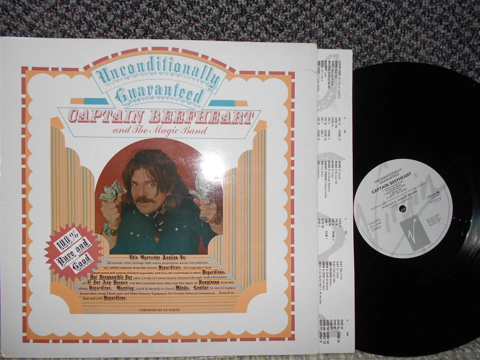 Captain Beefheart m- UK OVID LP Unconditionally Guaranteed - Image 1 of 1