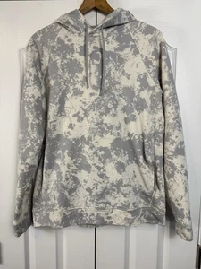 Lululemon Men’s Spectral White Opal City Sweat Pullover Hoodie Stretch Sz L EUC - Picture 1 of 8