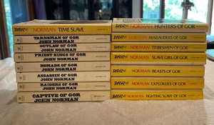 Lot of 15 Gor Series Paperback Books by John Norman - Picture 1 of 9