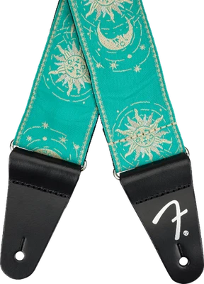 Correa de guitarra Fender American Vintage II Sun genuina, verde espuma de mar Foto 1 de 3