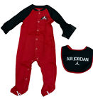 Nike Jordan Infant Jumpman Footie & Bid Set Gym Red (556454-R78)  3-6 Months