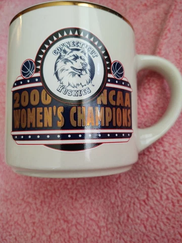 Official NCAA UConn Huskies 2000 Women's Basketball Championship Mug Sue Bird Cover
