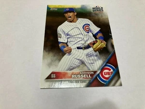 ADDISON RUSSELL 2016 TOPPS WORLD SERIES CARDS CHICAGO CUBS #WS-18 - Picture 1 of 2
