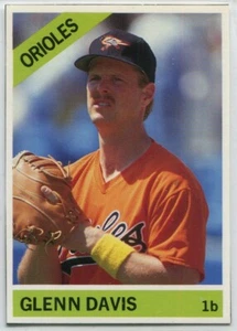 1991 Baseball Cards Magazine '66 Topps #48 Glenn Davis Baltimore Orioles - Picture 1 of 2