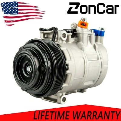 Compresor de aire acondicionado 77356 para Mercedes-Benz C36 AMG C43 AMG CL500 CLK320 CLK430 Foto 1 de 4