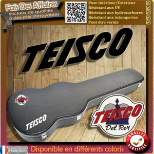 sticker autocollant TEISCO Del rey Guitare étuis décoration decal Case guitare - Imagen 1 de 1