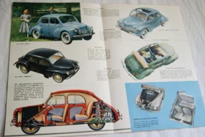 WERBUNG ALTES AUTO RENAULT 4 PS 1956 - Bild 1 von 2