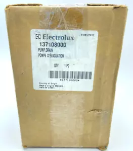 Bomba de drenaje para lavadora Electrolux #137108000 *NUEVA OEM* - Imagen 1 de 7