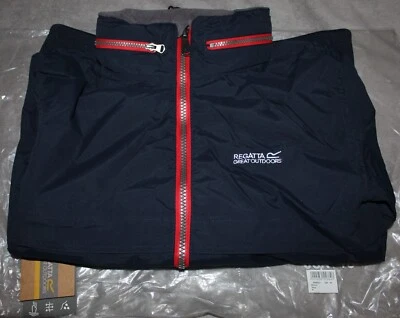 Chaqueta impermeable REGATTA Great Outdoors para hombre MASON - azul marino mediana NUEVA Foto 1 de 3