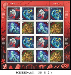 CANADA - 1997 THE HAUNTED HOUSE STAMP - FOLDER ( 1M/S MNH) - Picture 1 of 3