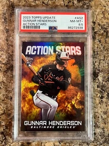 2023 Topps Update Action Stars Gunnar Henderson RC #AS-2 PSA 8.5 🔥 - Picture 1 of 1