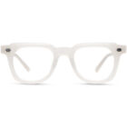 Square Glasses for Men Women Thick Acetate Eyeglass Frame Brillengestell White