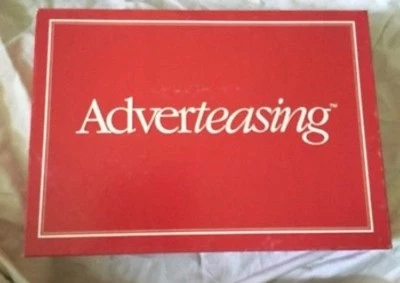 Vintage 1988 Adverteasing Card Board Game Ideal Cadaco Complete - Image 1 of 4