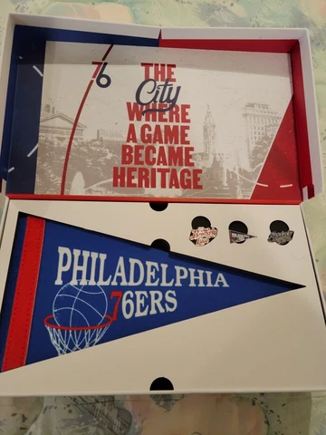 Philadelphia 76ers Society 76 Pennant & Pin Set 2022-23 Cover