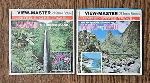 HAWAII ISLAND VIEW-MASTER - 2 FABRIKVERSIEGELTE SETS - KAUAI UND MAUI - Bild 1 von 1