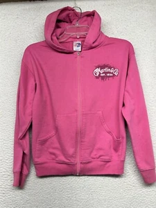 Martin Guitar Hoodie Youth Girls M Medium 10-12 Pink Full Zip Hooded Sweatshirt - Picture 1 of 11