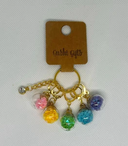 Handmade Stitch Markers Clasp 5 Pcs Knitting Crochet Mini Ornaments Crafts - Picture 1 of 1