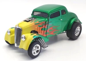 ACME 1/18 Scale Model Car A1800917 - 1933 Gasser Rat Fink - Green/Yellow - Picture 1 of 6