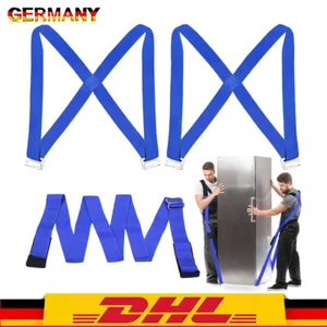 2x Umzug-Tragegurte Tragehilfe Möbeltragegurt Umzugsgurt Transport Hebegurt DHL - Bild 1 von 12