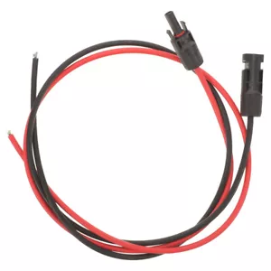 Cable de extensión de panel solar 2 piezas Cable adaptador de cable de panel solar Conector solar - Imagen 1 de 12