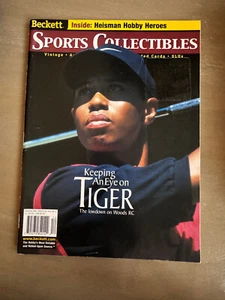 BECKETT SPORTS COLLECTIBLES MAGAZINE December 2000 Tiger Woods PGA Legend - Picture 1 of 1