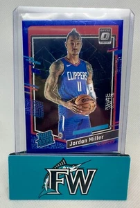 2023-24 Panini Donruss Optic - Jordan Miller #250 Blue Velocity RC Rated Rookie - Picture 1 of 2