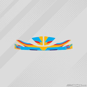 2011 FA ALONSO STYLE M5 NOSE CONE STICKER KIT - KARTING - JakeDesigns - Picture 1 of 1