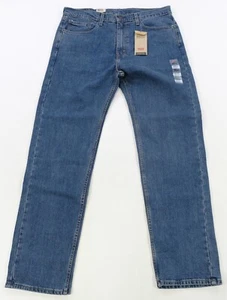 Rare VTG LEVI STRAUSS 505 Regular Stretch Straight Leg Denim Jeans 2000s NWT 36 - Picture 1 of 10
