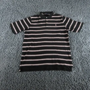 Camisa Polo Golf Ralph Lauren Para Hombre Grande Negra Rayas Manga Corta ' - Imagen 1 de 11