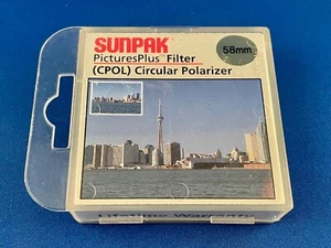 Sunpak 58mm Circular Polarizer Lens Filter - Picture 1 of 5