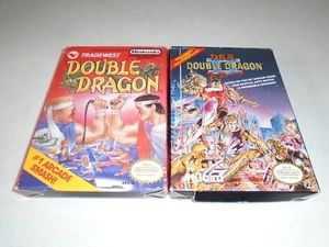 Double Dragon I & II The Revenge (1 e 2) ☆☆ CIB Completo giochi Nintendo NES - Foto 1 di 19