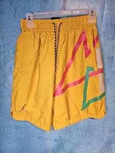 Vintage Nike Air Jordan Beach Rasta Men's Small Shorts - Picture 1 of 5