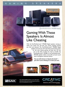 2000 Creative FourPointSurround FPS2000 Digital Original Advertisement v4 - Picture 1 of 1