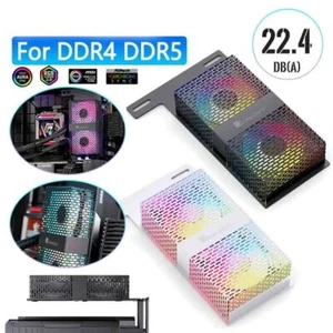 DDR4/DDR5 Memory Cooling Low Noise RAM Dual Fans Computer Accessories - Picture 1 of 10