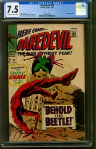 Daredevil 33 CGC 7.5 Beetle 10/1967 Stan Lee story Gene Colan art - Picture 1 of 2