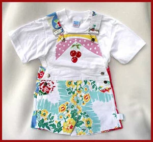 CUTE Blue Moon Girls Vintage Style Floral Pattern Romper 4T Kids Clothing NEW!!! - Picture 1 of 2