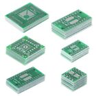 30 Pcs Pcb Board Kit To Dip Adapter Converter Fqfp32-100 Qfn48 Sop8 16 24 28