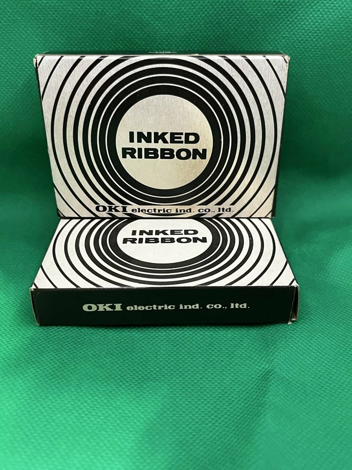 Cartucho de cinta Oki negro y rojo ET-5500, 54LR-96848 nuevo lote de 2 Foto 1 de 1