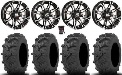 High Lifter HL3 12" Wheels Mh 25" Executioner Tires Honda Foreman Rancher SRA - Image 1 of 4