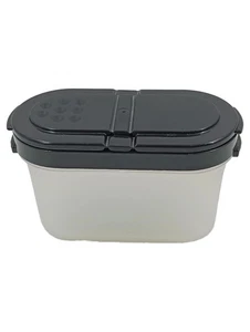 TUPPERWARE Contenitore Alimenti Donna Grigio Nero Plastica - Foto 1 di 2