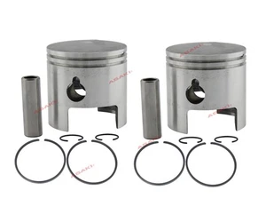 X2 Piston Kit STD 350-00001-1, Piston Ring 350-00011-0 For TOHATSU 9.9/15/18 HP - Picture 1 of 16