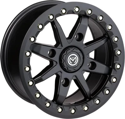Conjunto de roda MU 544X Beadlock Fr Rr 14x7 4/110 5+2 Yamaha Rhino 700 4x4 08-13 - Imagem 1 de 4